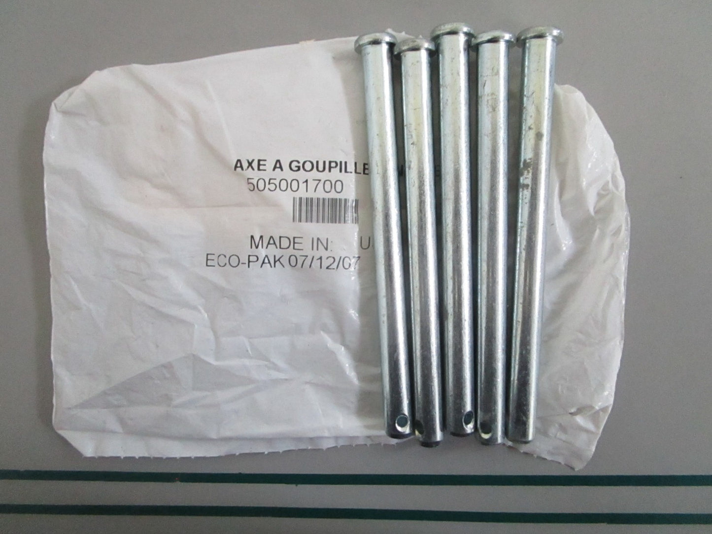 NEW OEM (LOT OF 5) 505001700 Ski-Doo Clevis Pin 0820