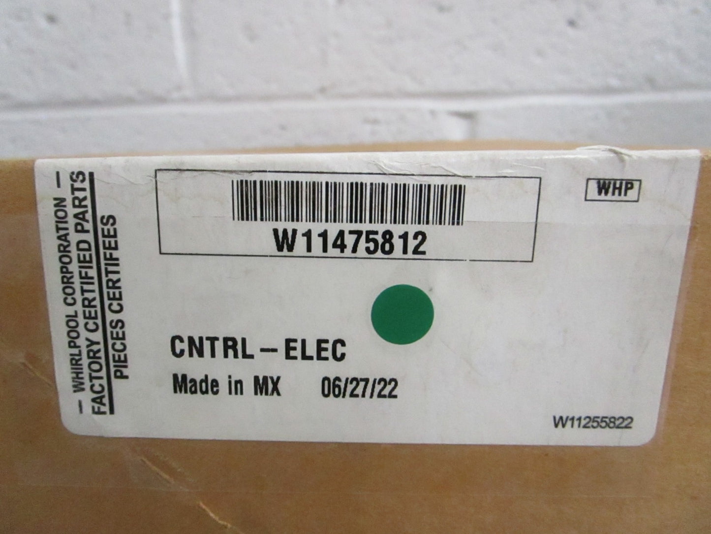Whirlpool NEW OEM Washer Display Electronic Control Board W11475812 NOS 0820