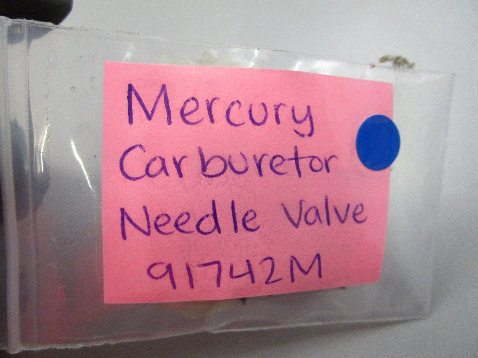 NEW OEM 91742M Mercury Quicksilver Carburetor Needle Valve 0810