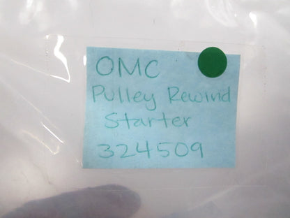 NEW OEM 324509 0324509 OMC Johnson Evinrude Pulley Rewind Starter 0810