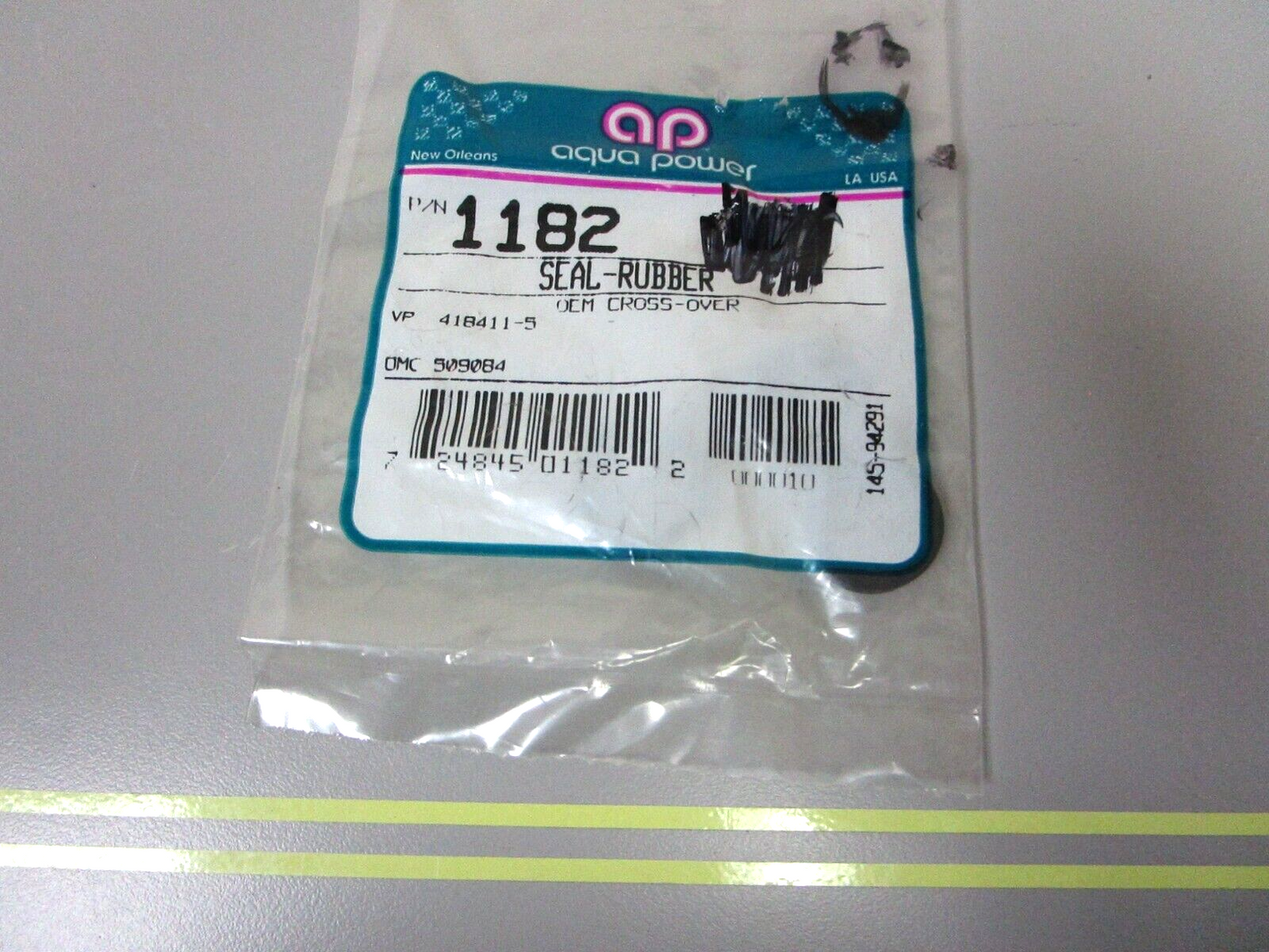 *NEW* (LOT OF 3) 0750 Aqua Power RUBBER SEAL 1182 Repl. Volvo 418411, OMC 509084