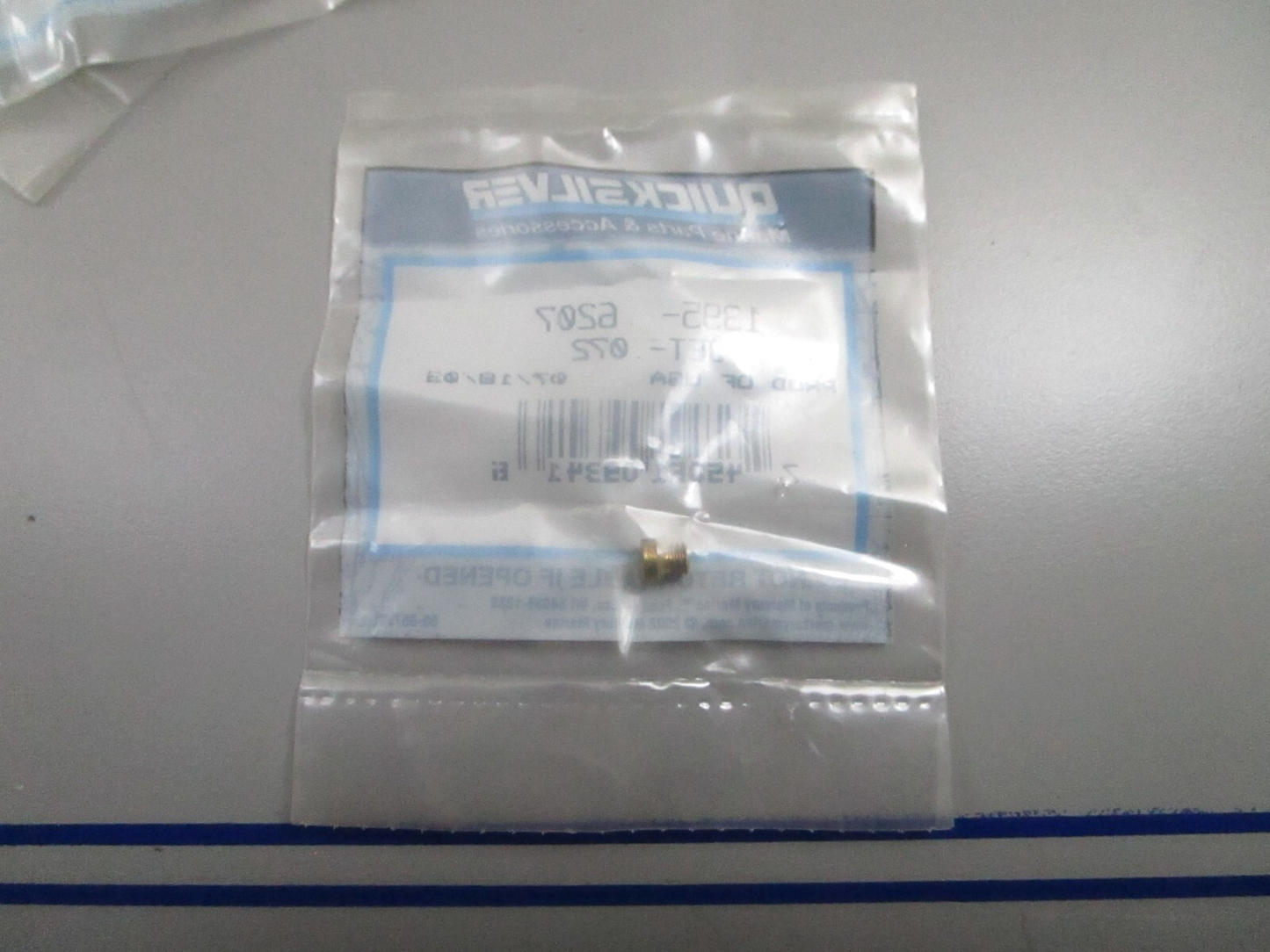 *NEW OEM* 0810 Mercury Quicksilver .072 Outboard Jet 1395-6207