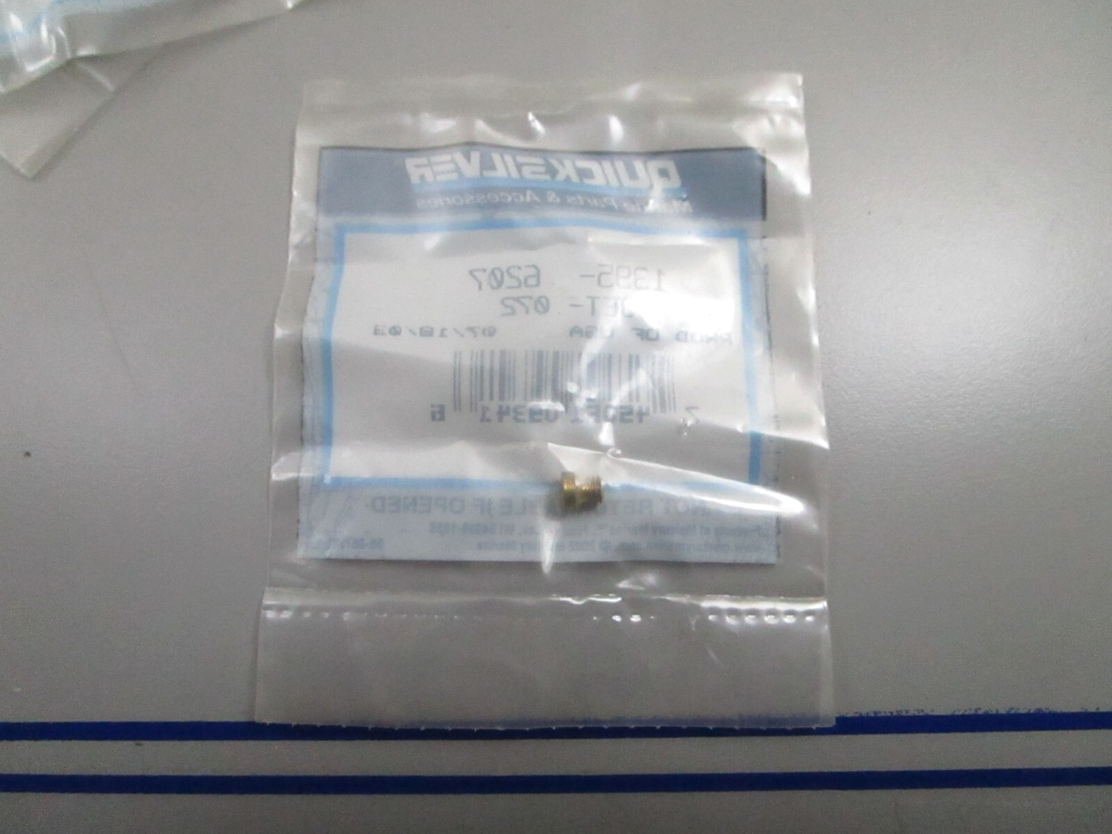 *NEW OEM* 0810 Mercury Quicksilver .072 Outboard Jet 1395-6207