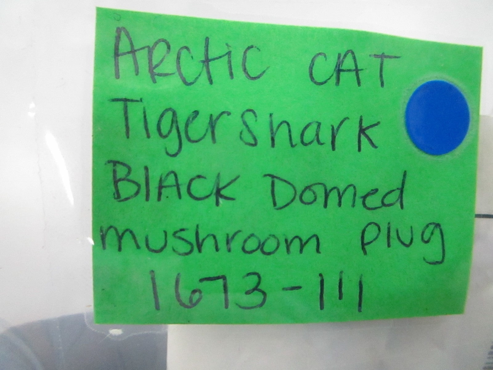 *NEW OEM* (LOT OF 2) 0810 Arctic Cat Black Domed Mushroom Plug 1673-111