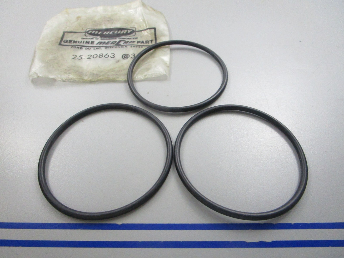 NEW OEM (LOT OF 3) 25-20863 Mercury Quicksilver O-Ring 0810