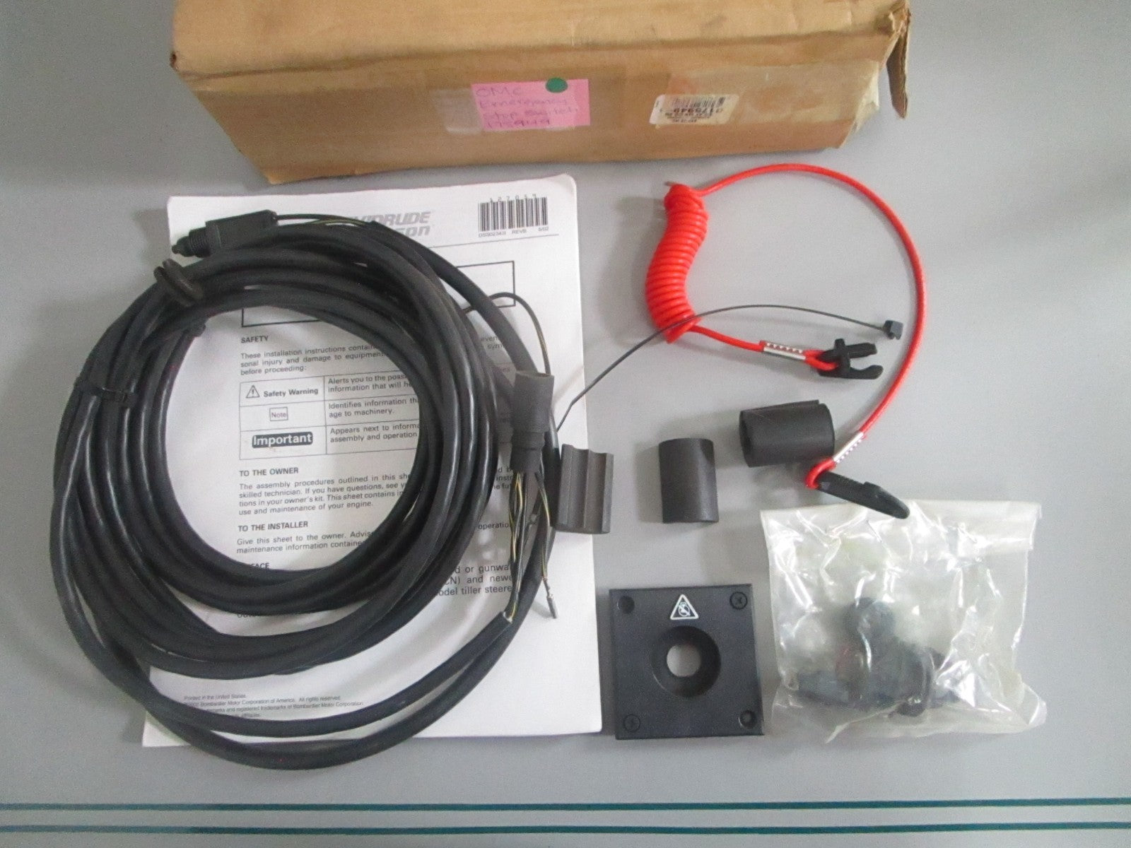 NEW OEM 175949 0175949 OMC Johnson Evinrude Emergency Stop Switch 0820