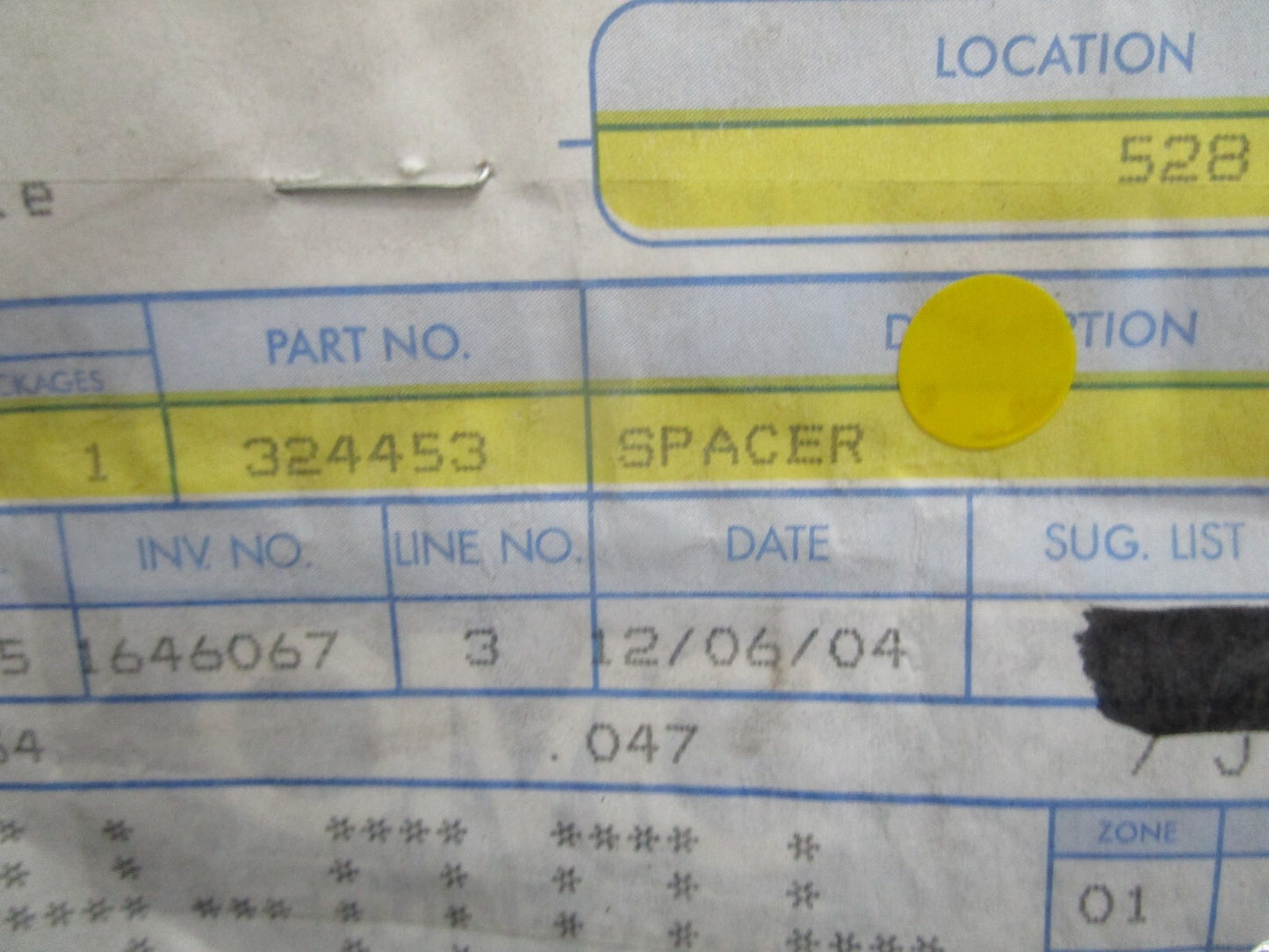 *NEW OEM* 0820 OMC Johnson Evinrude Spacer 324453 0324453