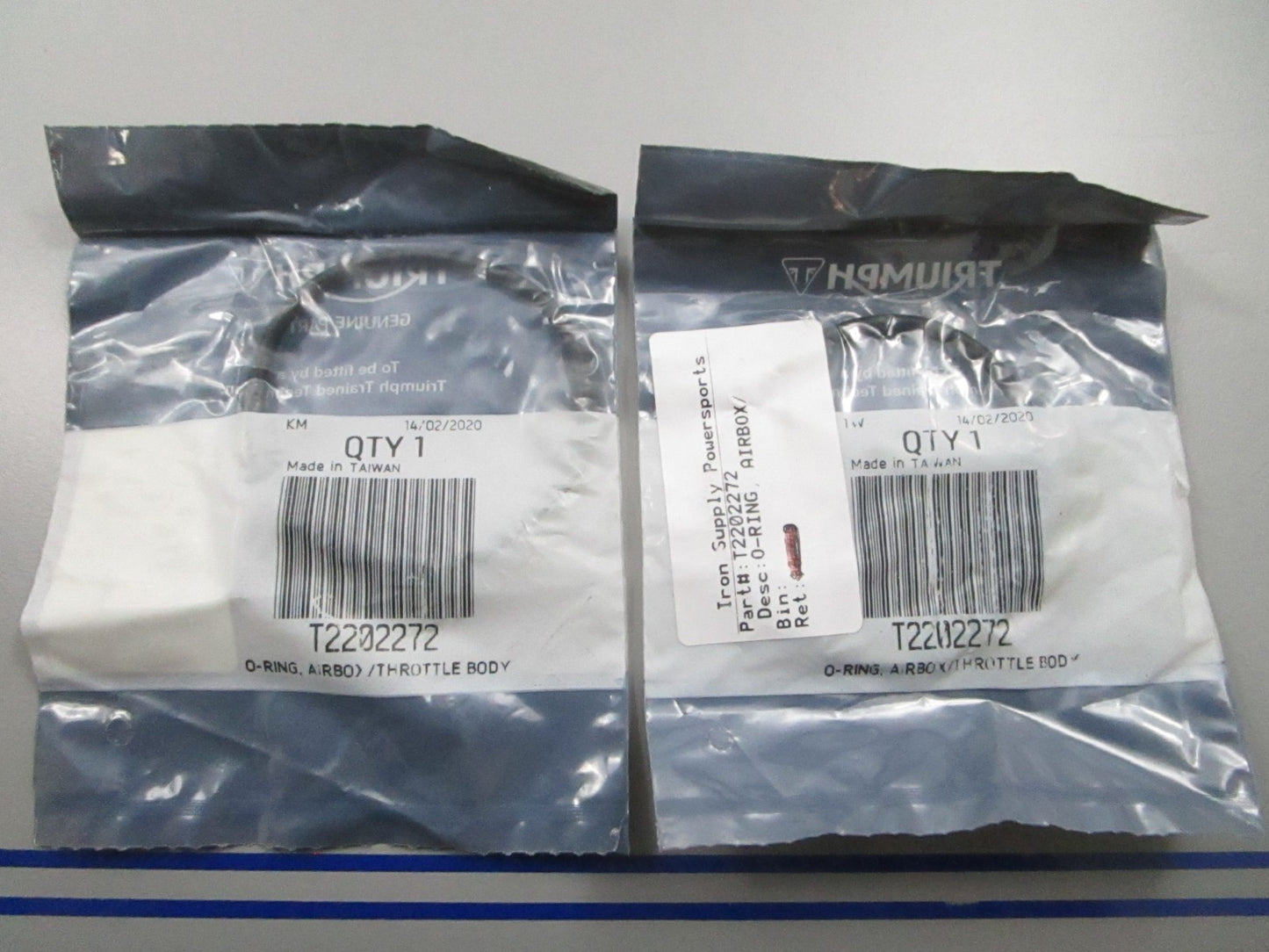 *NEW OEM* (LOT OF 2) 0810 Triumph O-Ring T2202272
