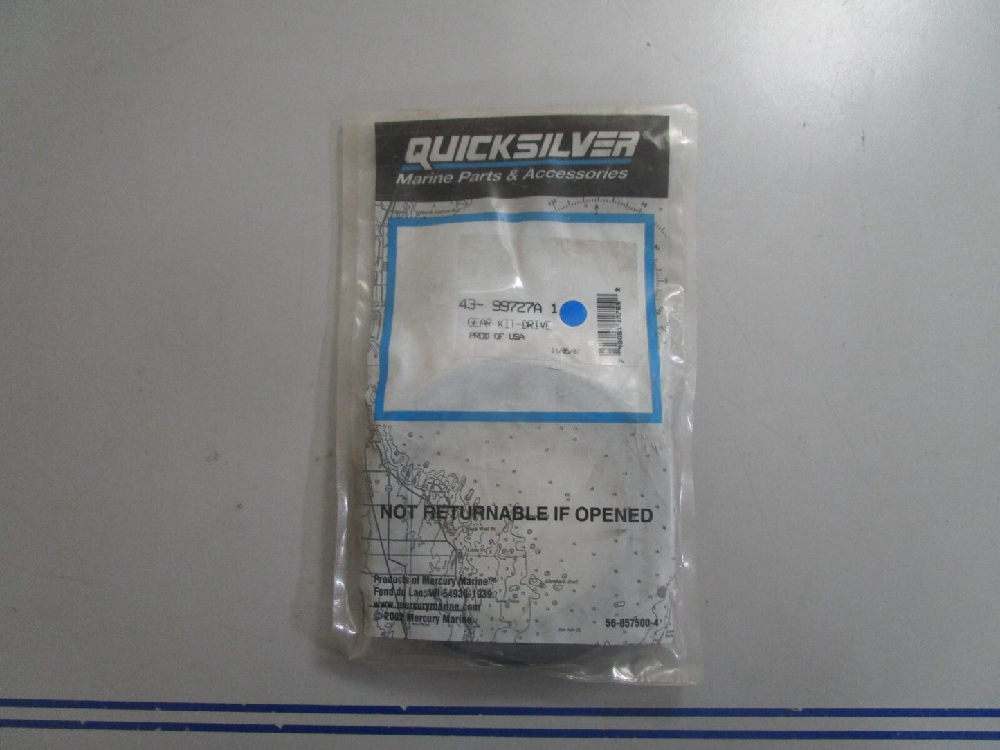 *NEW OEM* 0810 Mercury Quicksilver Drive Gear Kit 43-99727A1