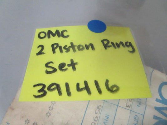 *NEW OEM* 0770 OMC Johnson Evinrude 2 Piston Ring Set 391416 0391416