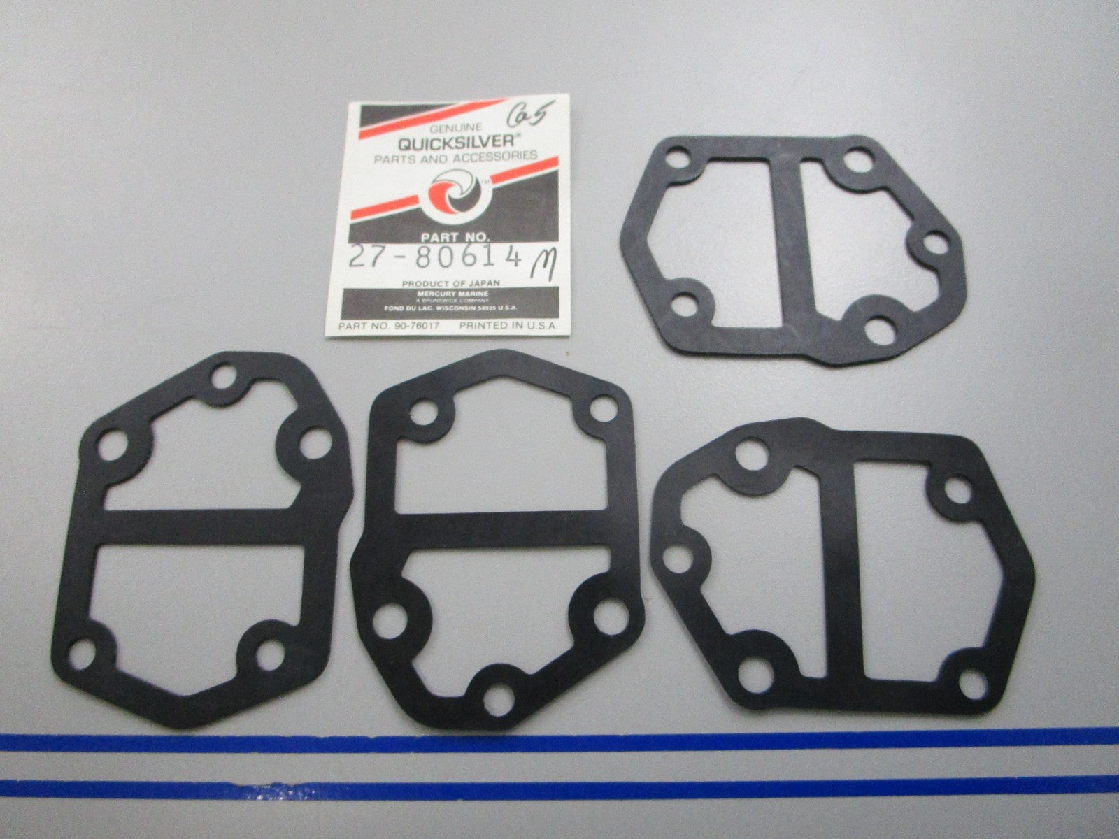 NEW OEM (LOT OF 4) 27-80614M Mercury Quicksilver Gasket 0810