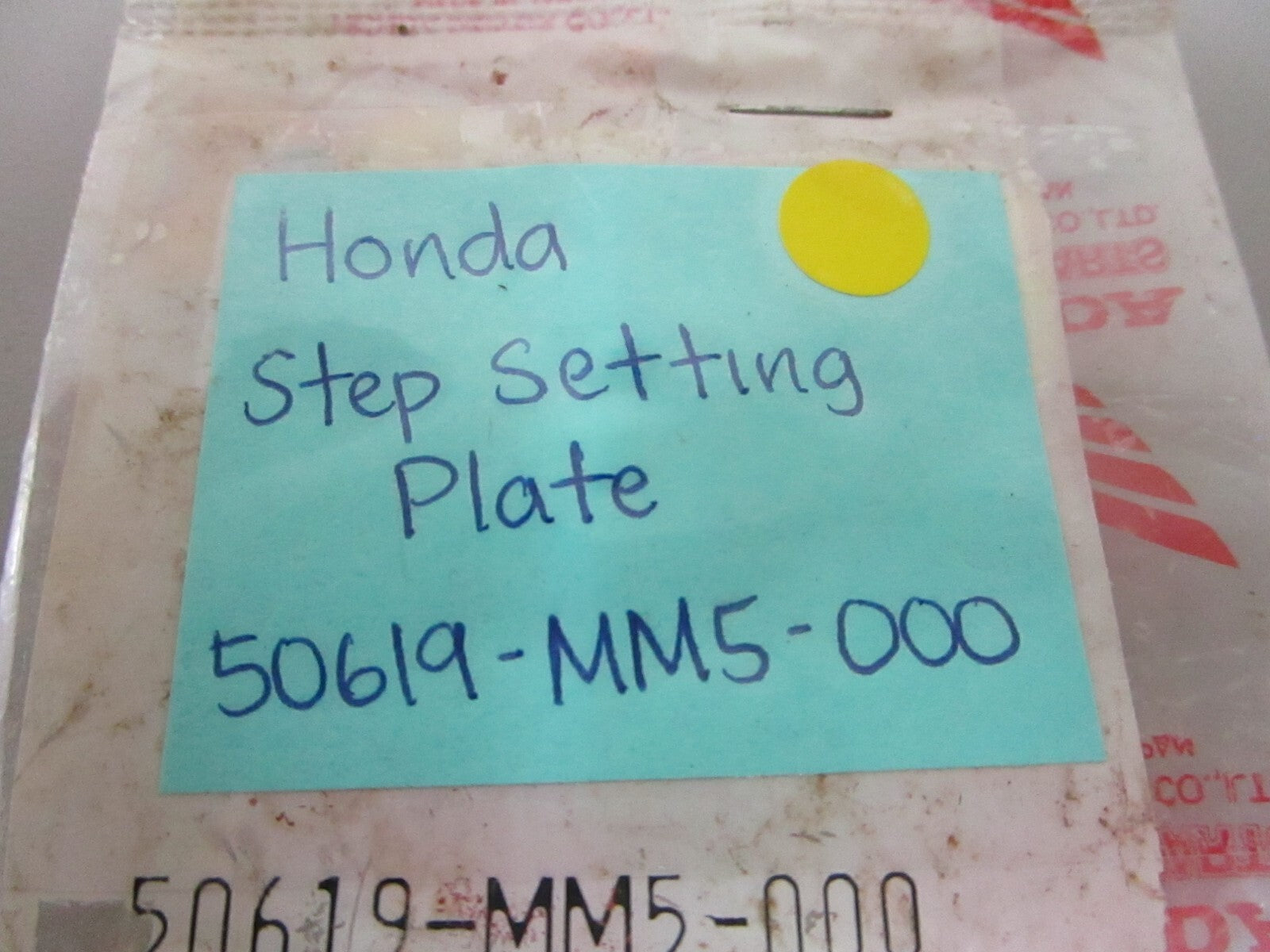 *NEW OEM* 0810 Honda Step Setting Plate 50619-MM5-000