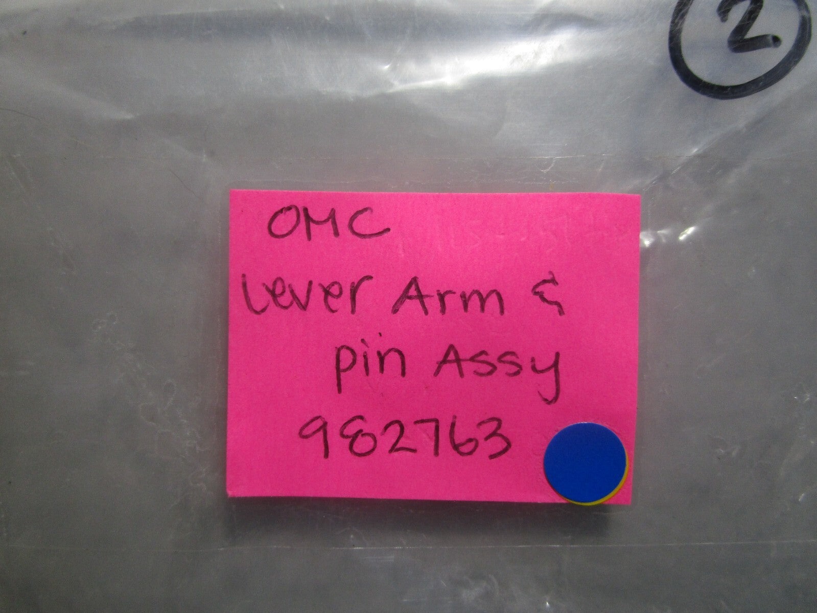 *NEW OEM* 0720 OMC Johnson Evinrude Lever Arm & Pin Assembly 982763 0982763