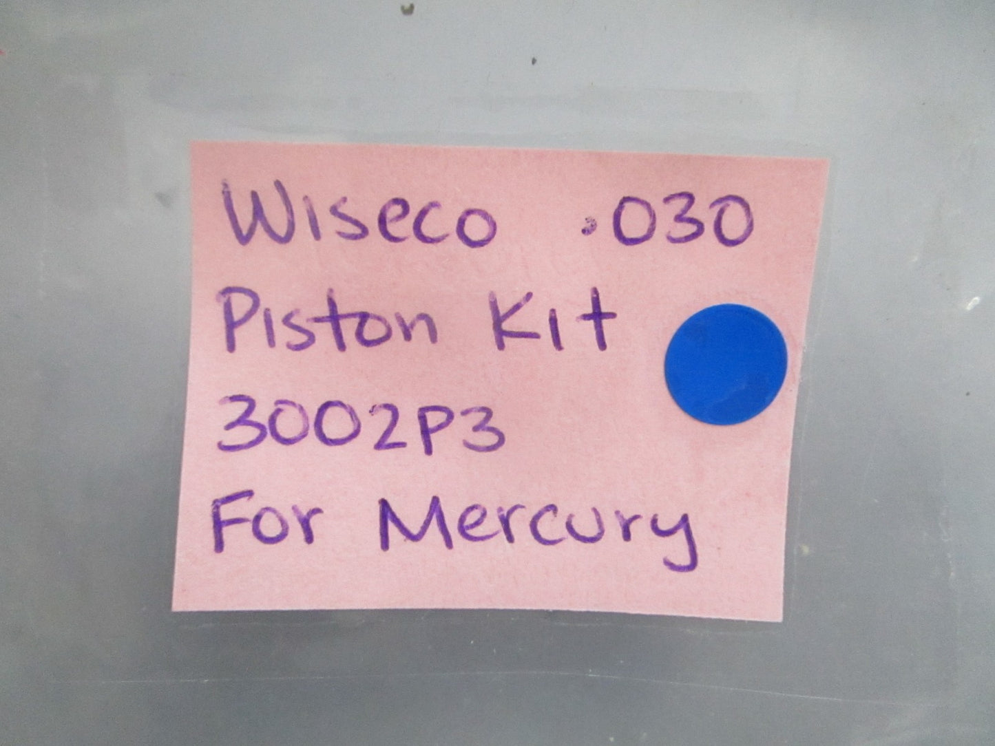 *NEW* 0820 Wiseco .030 Piston Kit 3002P3 For Mercury