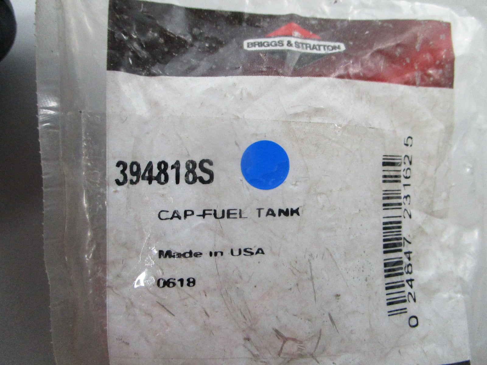 NEW OEM 394818S Briggs & Stratton Fuel Tank Cap 0810