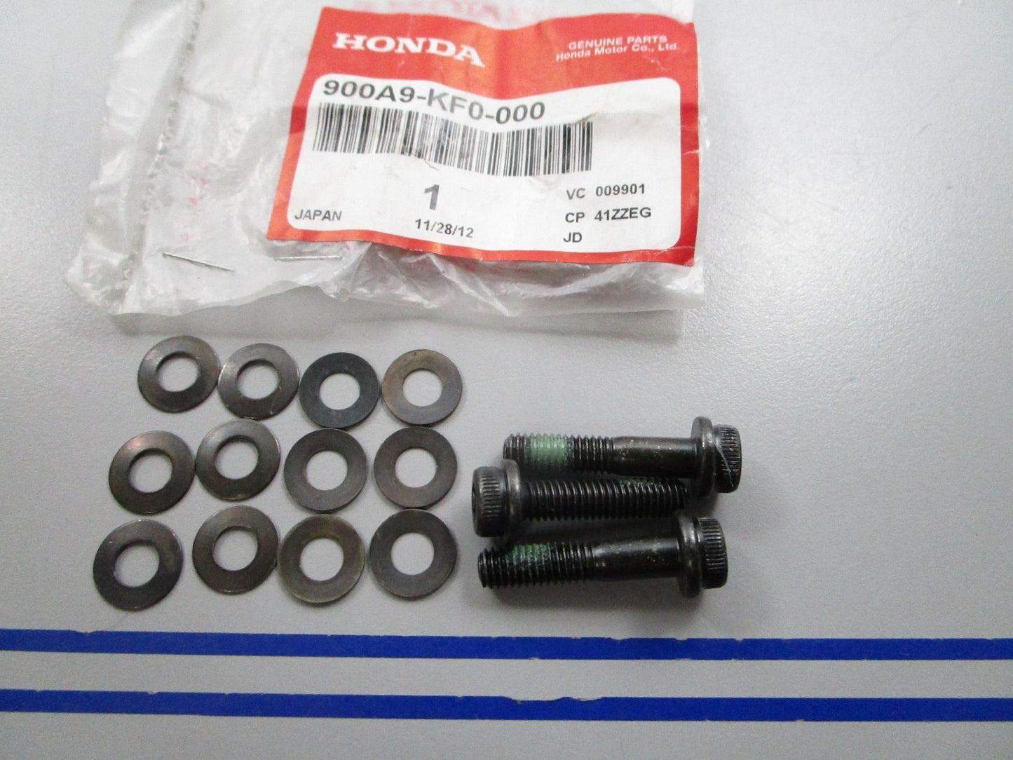 NEW OEM 900A9-KF0-000 Honda Bolt Set 0810