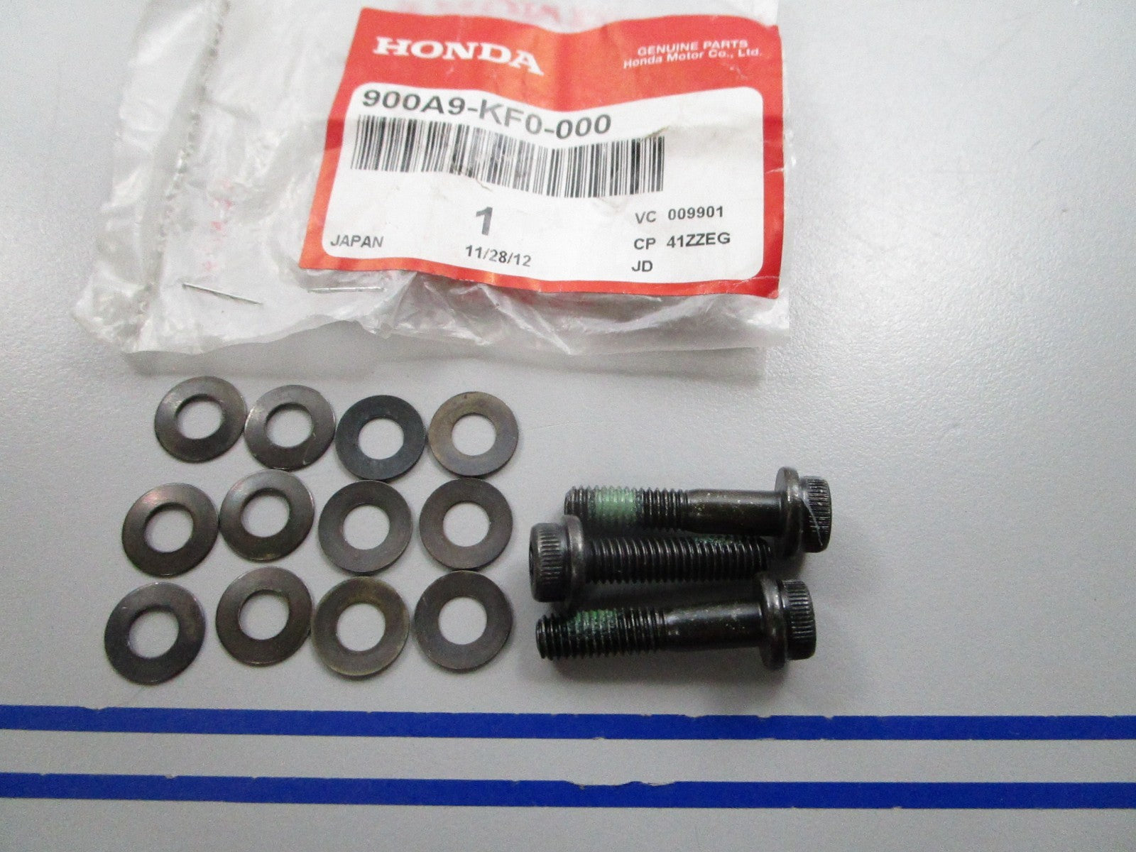 NEW OEM 900A9-KF0-000 Honda Bolt Set 0810
