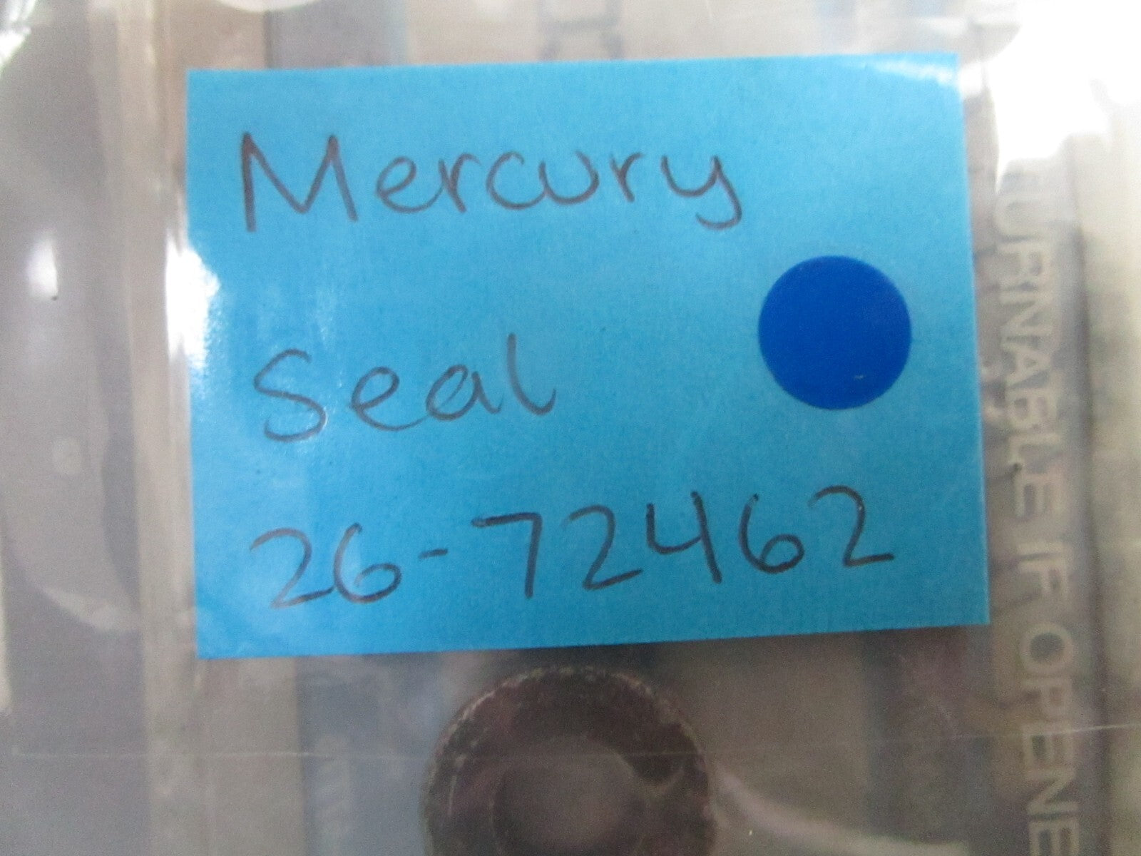 *NEW OEM* (LOT OF 2) 0810 Mercury Quicksilver Seal 26-72462