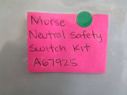 NEW OEM A67925 Morse Neutral Safety Switch Kit 0820