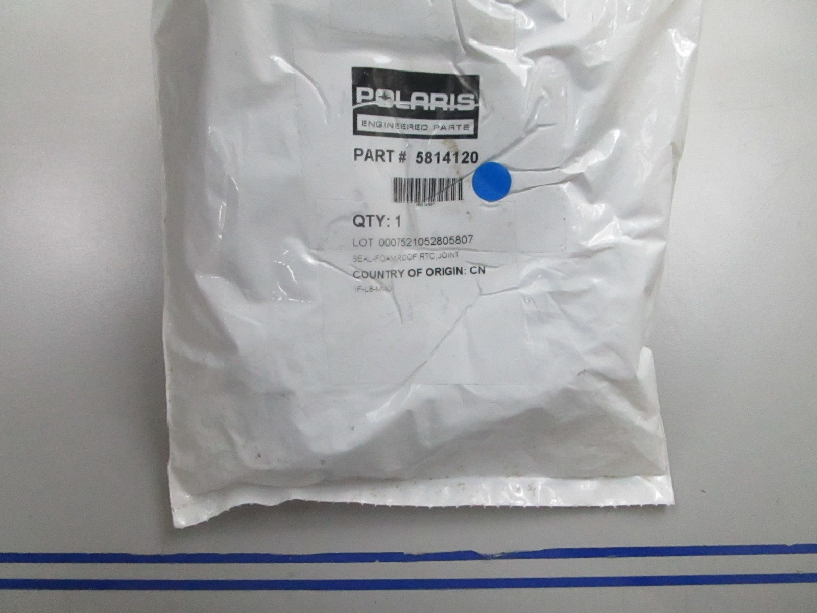 *NEW OEM* 0810 Polaris Foam Rood RTC Joint Seal 5841420