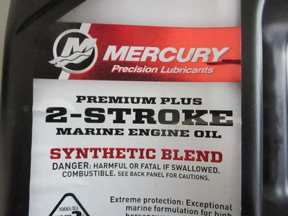 *NEW OEM* 0820 Mercury MerCruiser Premium Plus 2-Stroke Engine Oil 92-858027K01