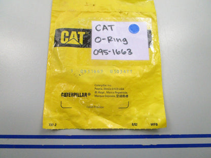 NEW OEM 095-1663 CAT O-Ring 0810