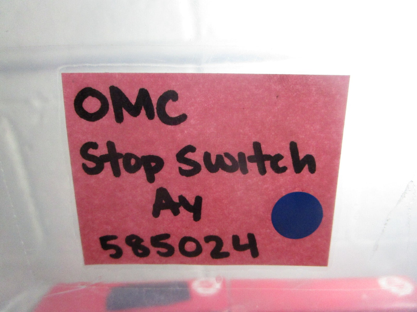*NEW OEM* 0820 OMC Johnson Evinrude Stop Switch Ay 585024 0585024