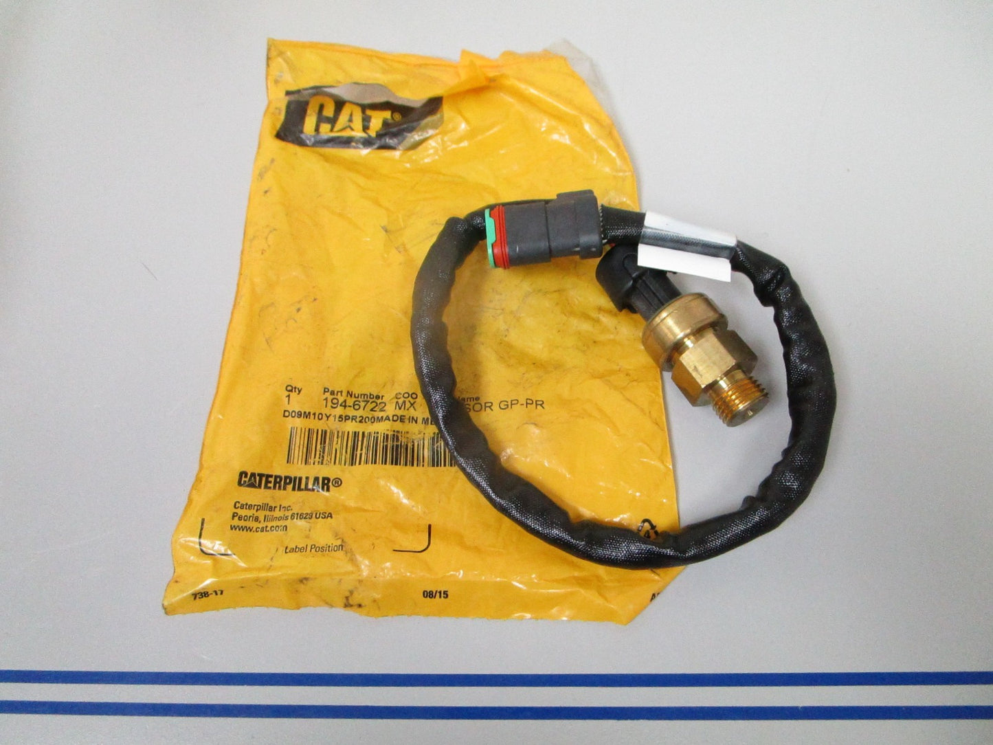 NEW OEM 194-6722 CAT Caterpillar Pressure Sensor 0720