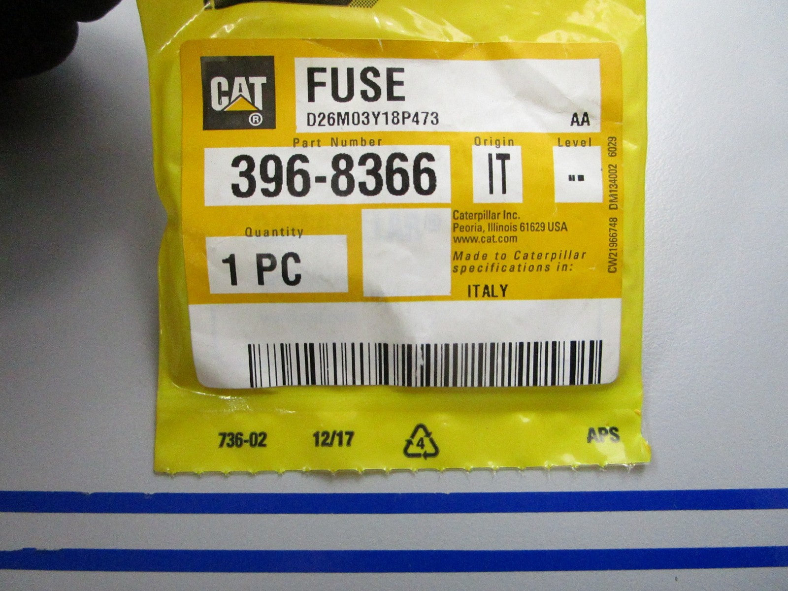 *NEW OEM* 0810 CAT 50A Fuse 396-8366