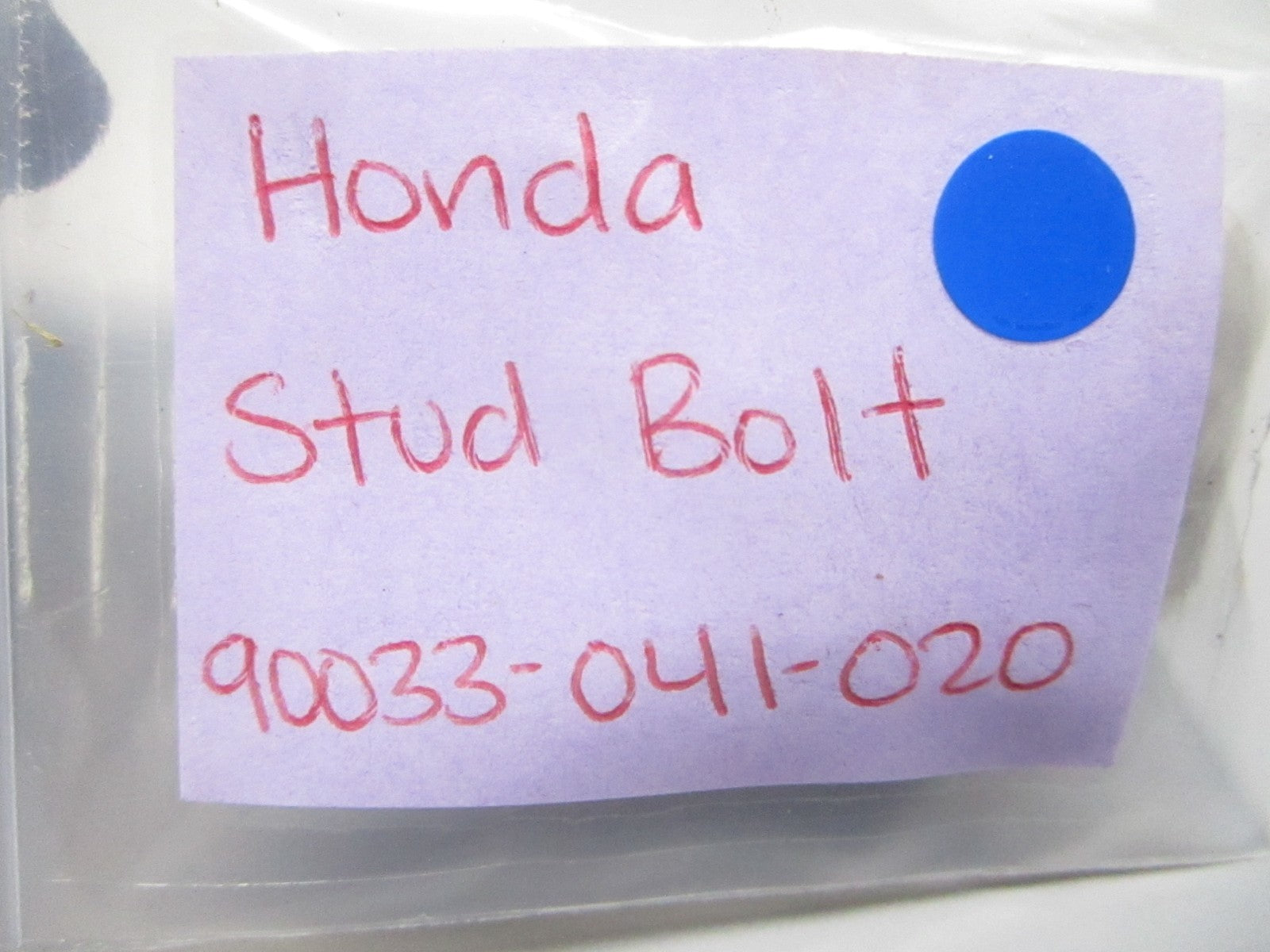 *NEW OEM* 0810 Honda Stud Bolt 90033-041-020