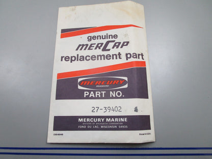 *NEW OEM* 0810 Mercury Quicksilver Gasket 27-39402