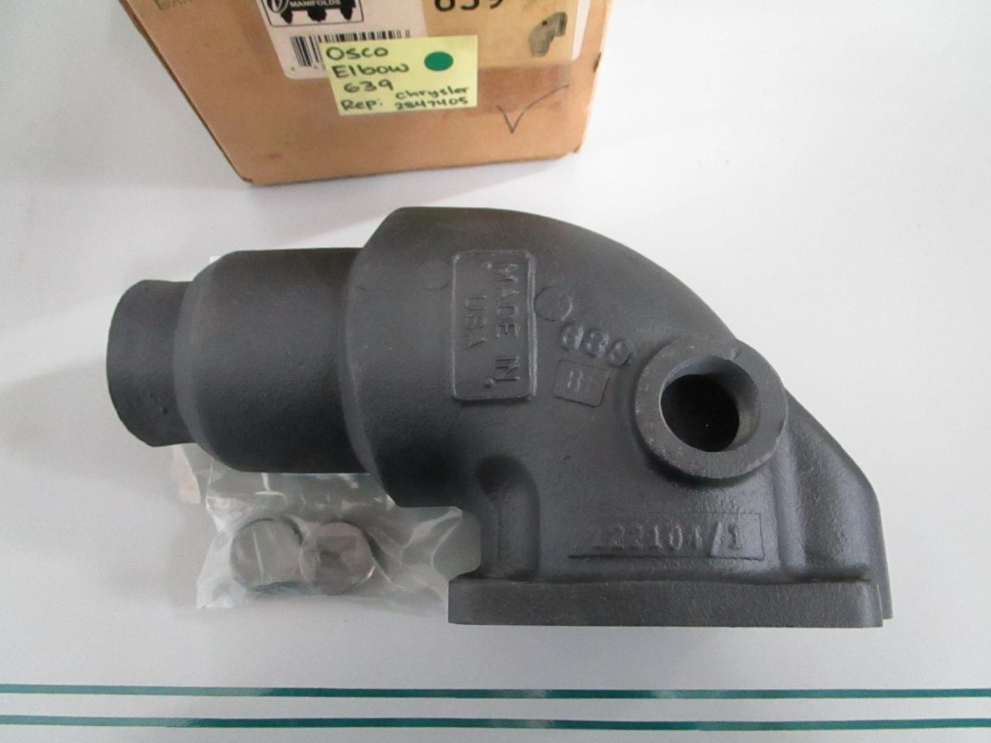 NEW 639 Osco Elbow Replaces: 2847405 Chrysler 0820