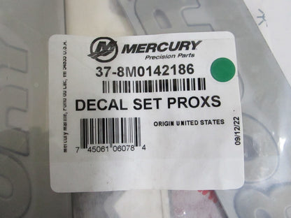 NEW OEM 37-8M0142186 Mercury Quicksilver Decal Set 0820