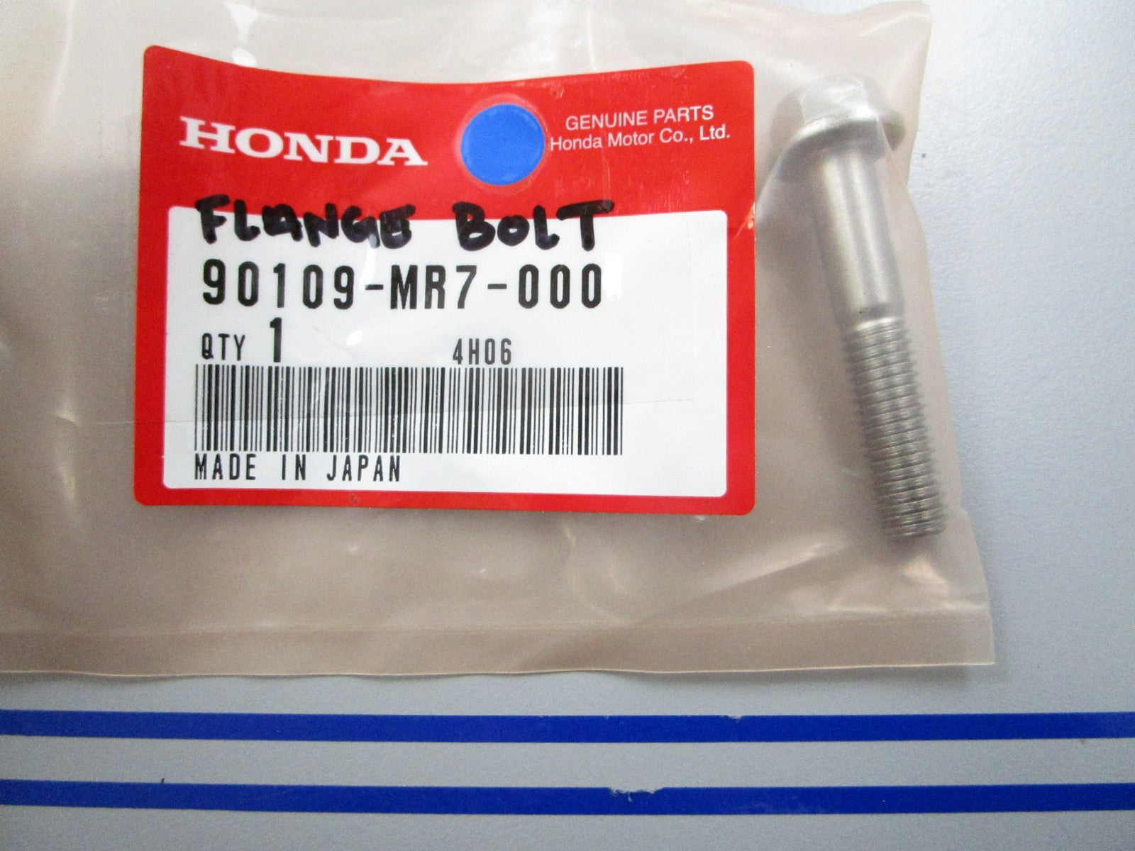 *NEW OEM* 0810 Honda Flange Bolt 90109-MR7-000