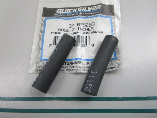 NEW OEM (LOT OF 2) 32-875283 Mercury Quicksilver 2" Hose 0810
