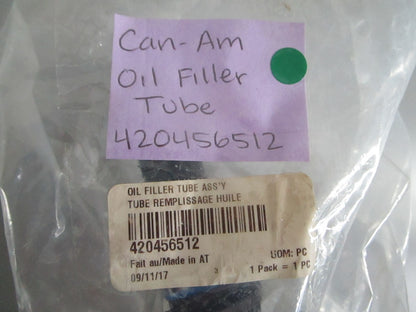 NEW OEM 420456512 Can-Am Oil Filter Tube 0820