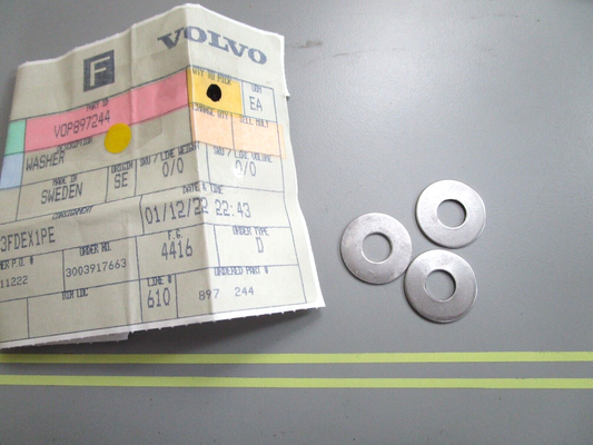 *NEW OEM* (LOT OF 3) 0750 Volvo Penta WASHER 897244