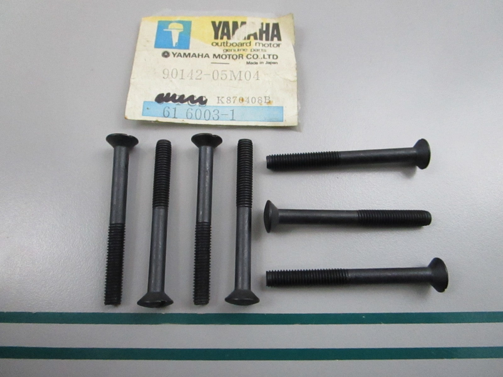 NEW OEM (LOT OF 7) 90142-05M04 Yamaha Countersunk Screw 0810