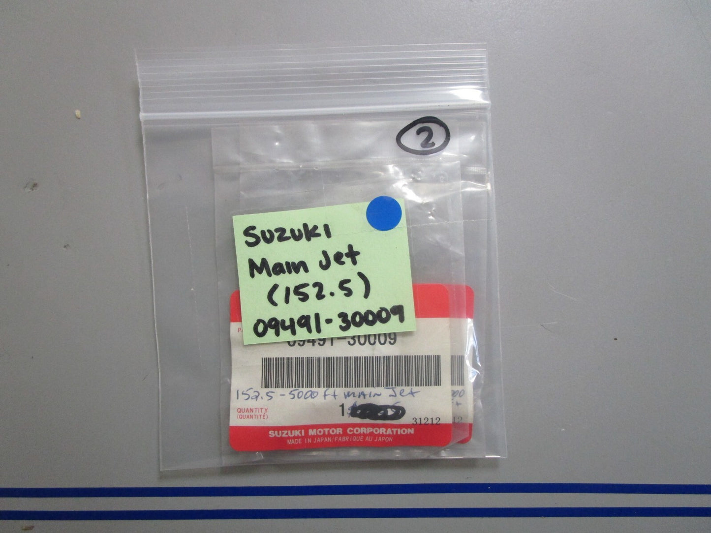 *NEW OEM* 0810 Suzuki Main Jet (152.5) 09491-30009