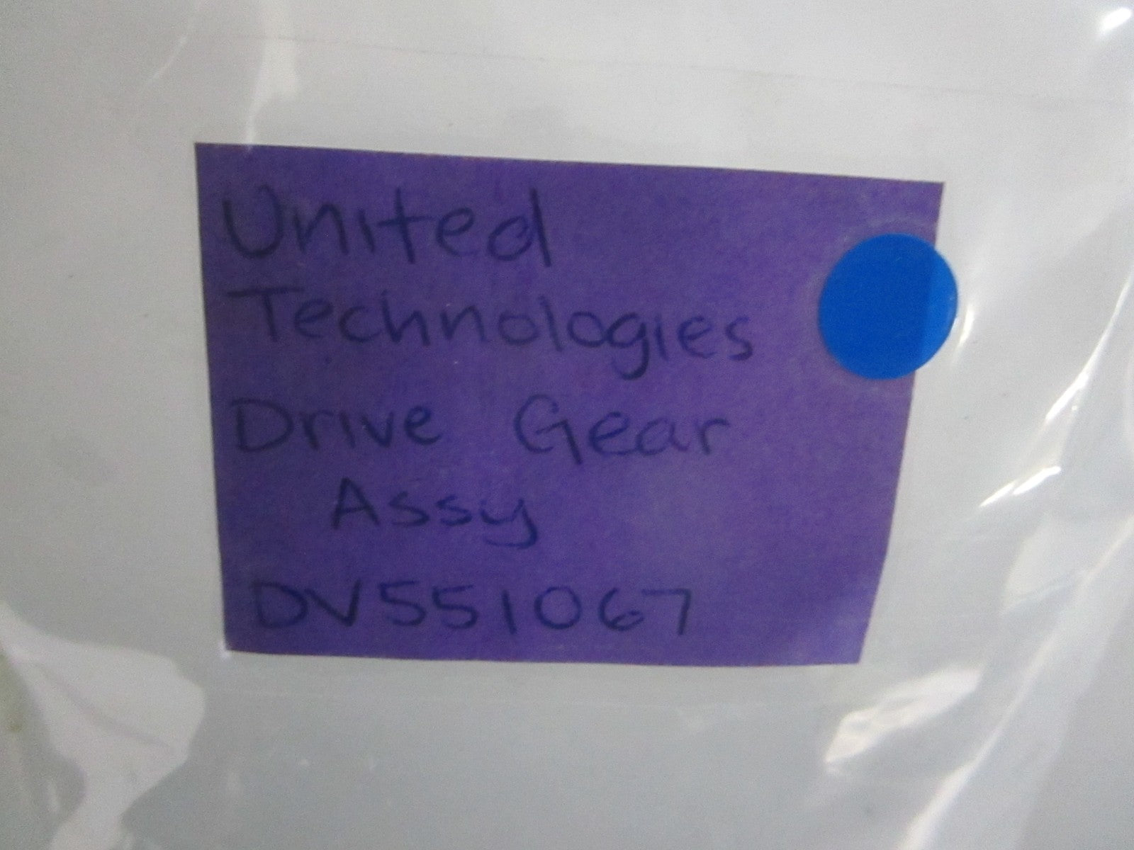 NEW OEM DV551067 United Technologies Drive Gear Assy 0820