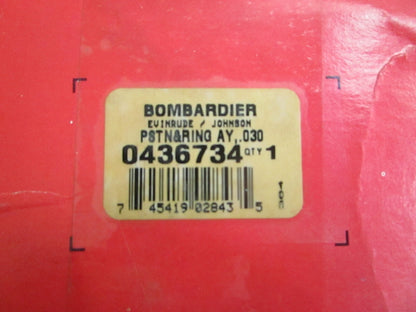 *NEW OEM* 0820 OMC Johnson Evinrude Piston & Ring Assy 436734 0436734