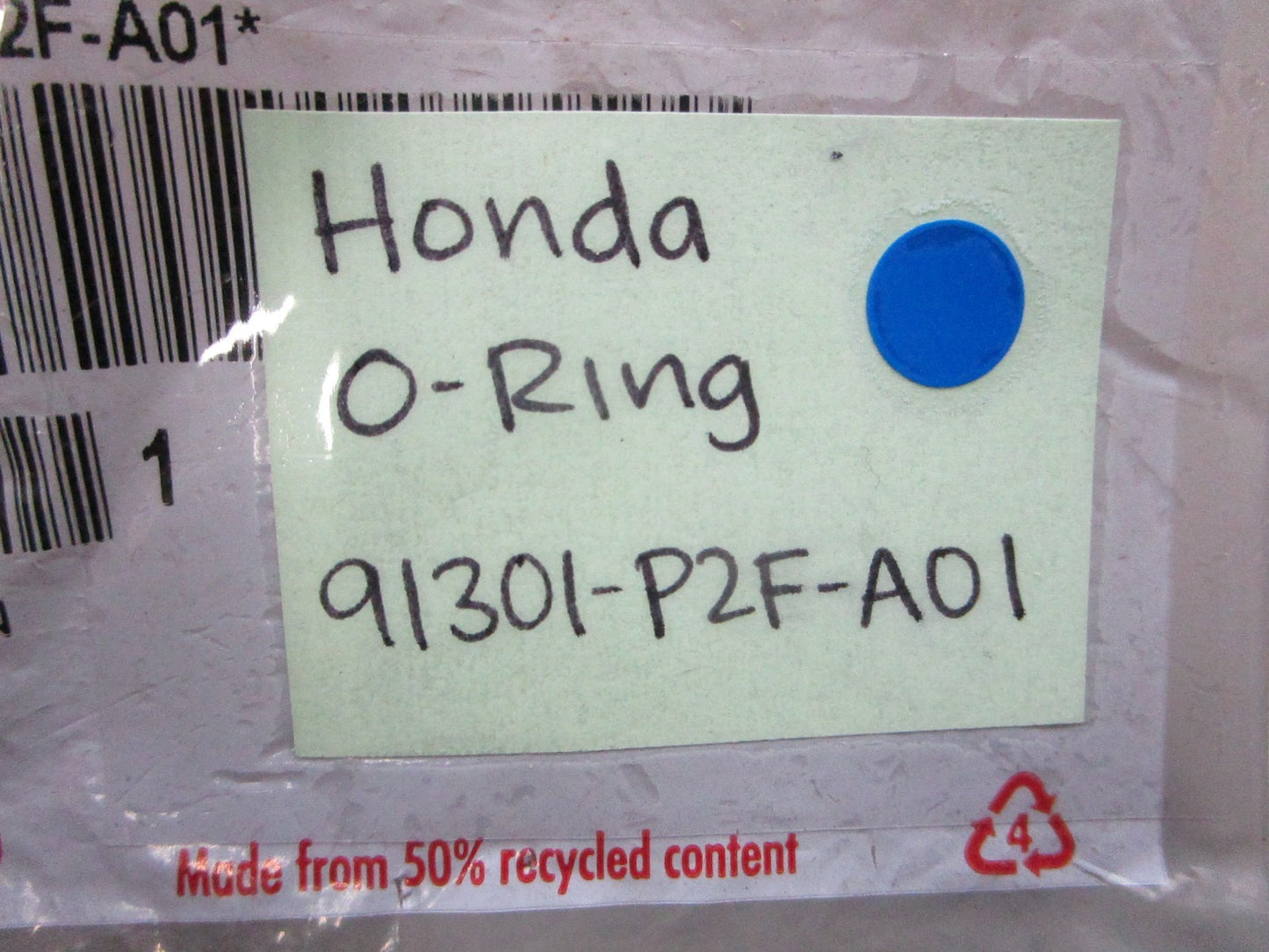 *NEW OEM* 0810 Honda O-Ring 91301-P2F-A01