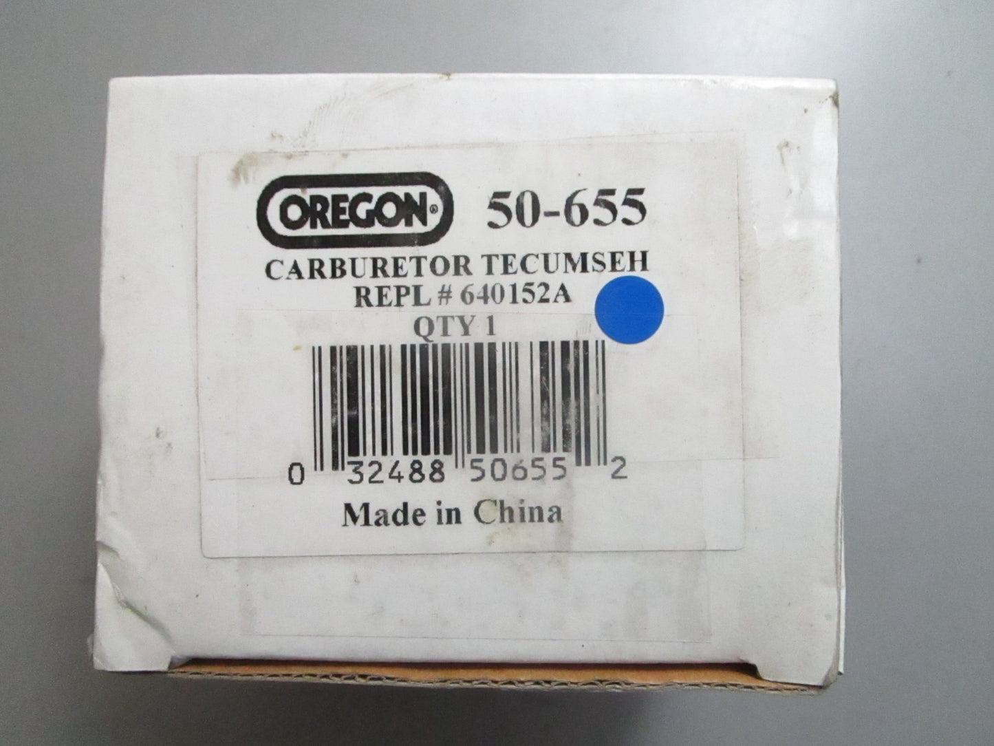 *NEW* 0820 Oregon Carburetor Assy 50-655 Replaces: Tecumseh 640152A