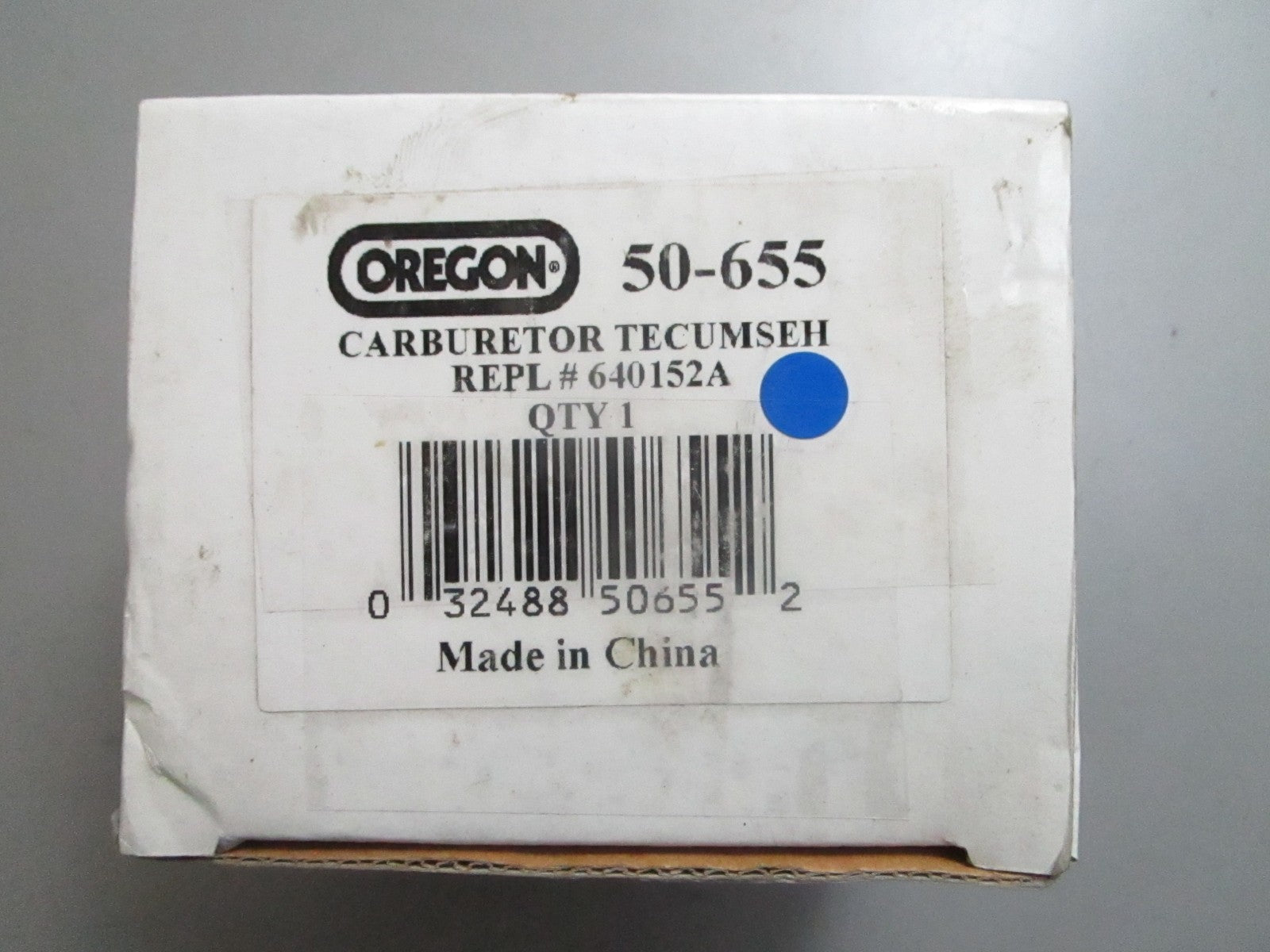 *NEW* 0820 Oregon Carburetor Assy 50-655 Replaces: Tecumseh 640152A