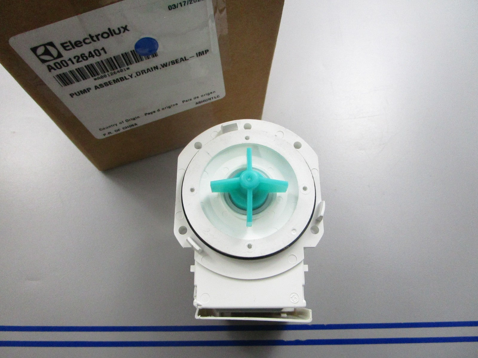 *NEW OEM* 0720 Electrolux Dishwasher Drain Pump & Seal Assembly A00126401
