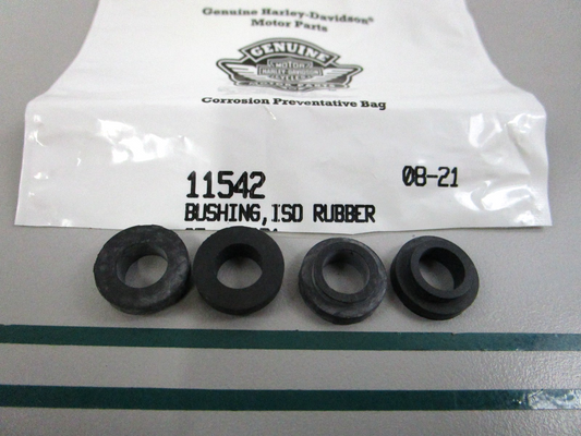 NEW OEM (LOT OF 4) 11542 Harley Davidson Isolator Rubber Bushing 0810