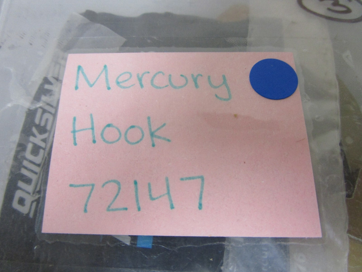 *NEW OEM* 0810 Mercury Quicksilver Hook 72147