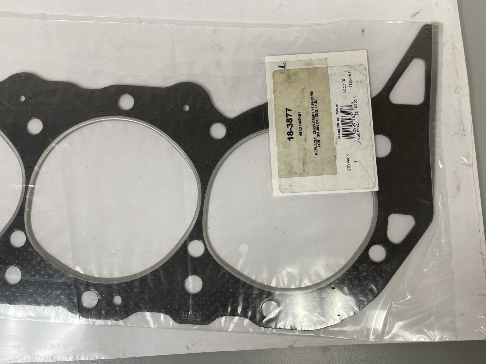 *NEW* 0670 Sierra Exhaust Head Gasket 18-3877 Replaces: GM CC 50-00259