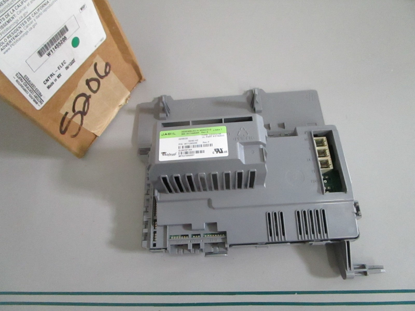 Whirlpool NEW OEM Washer Control Board W11455206 NOS Genuine Factory Part 0820