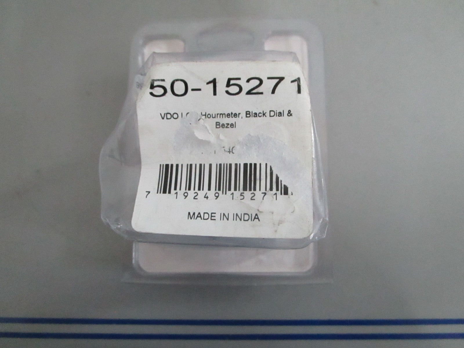 NEW OEM 50-15271 Seachoice Black Dial & Bezel VDO LCD Hourmeter 0820
